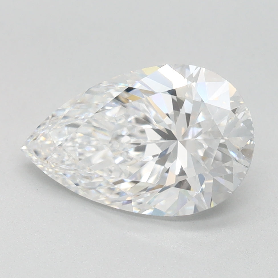 1.51ct Pear D IF Lab Created Diamond