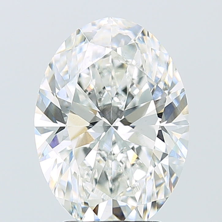 4.06ct Oval F VS1 Lab Created Diamond