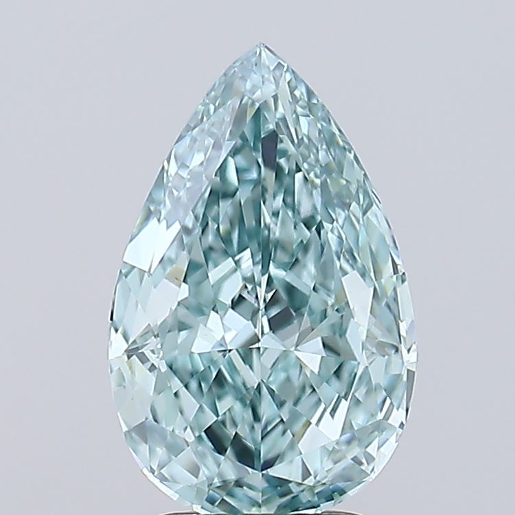 2.63ct Pear  VVS2 Lab Created Diamond