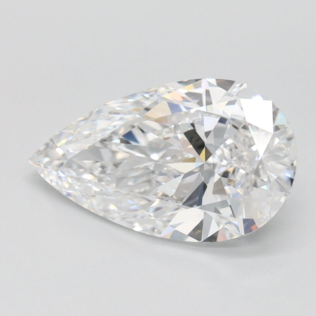 1.39ct Pear D IF Lab Created Diamond