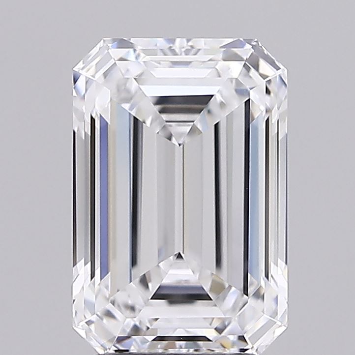 2.82ct Emerald D VVS1 Lab Created Diamond