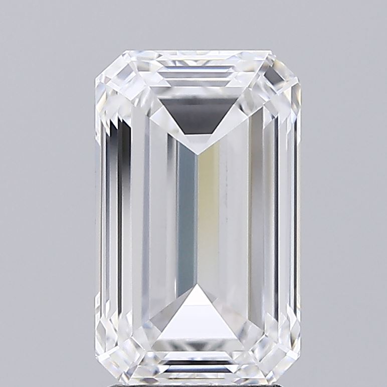 3.23ct Emerald E IF Lab Created Diamond