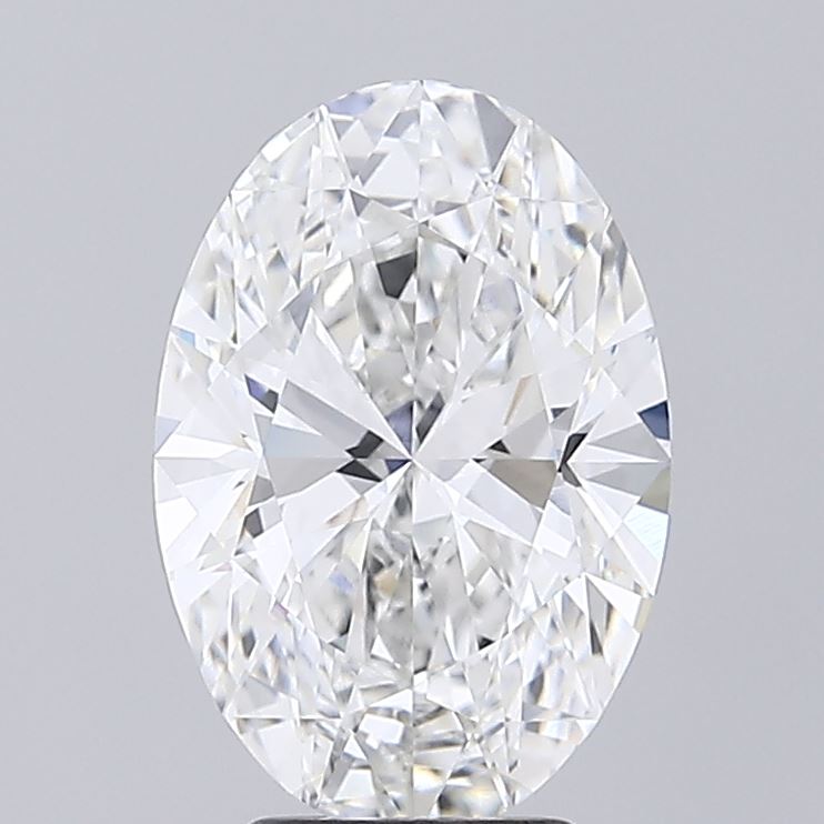 4.05ct Oval E VVS2 Lab Created Diamond