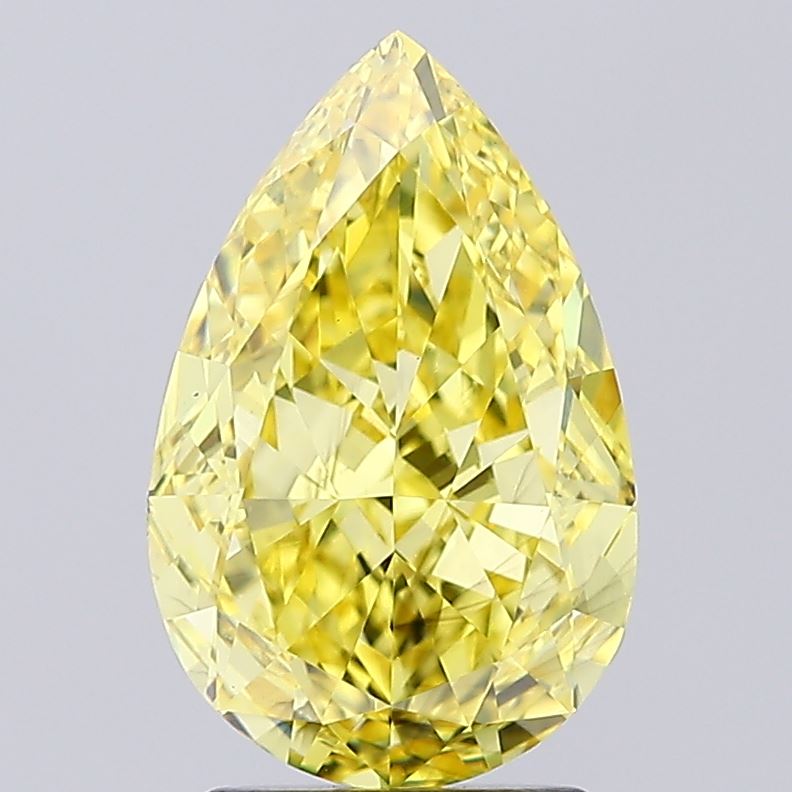 3.07ct Pear  VS2 Lab Created Diamond