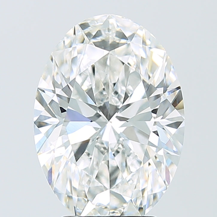 4.04ct Oval D VVS2 Lab Created Diamond
