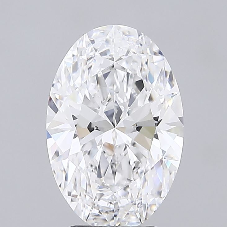 3.44ct Oval D IF Lab Created Diamond