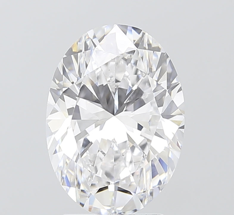 3.01ct Oval D VVS1 Lab Created Diamond
