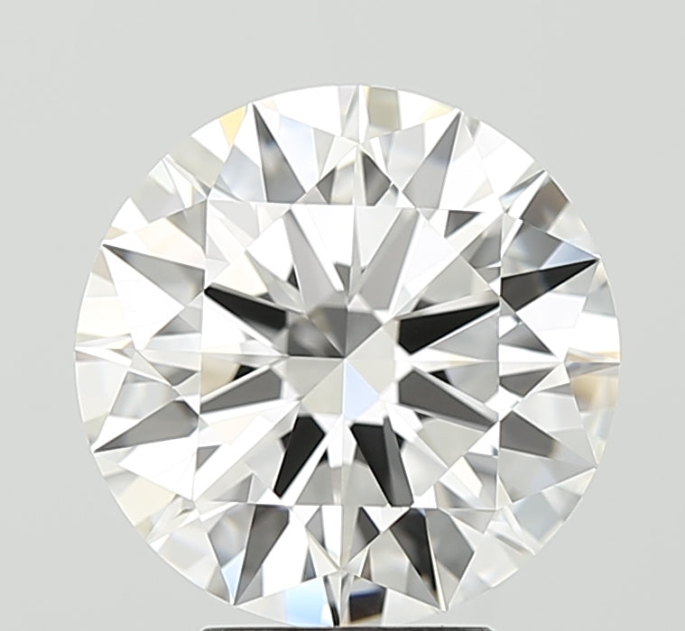 4.03ct Round F IF Lab Created Diamond