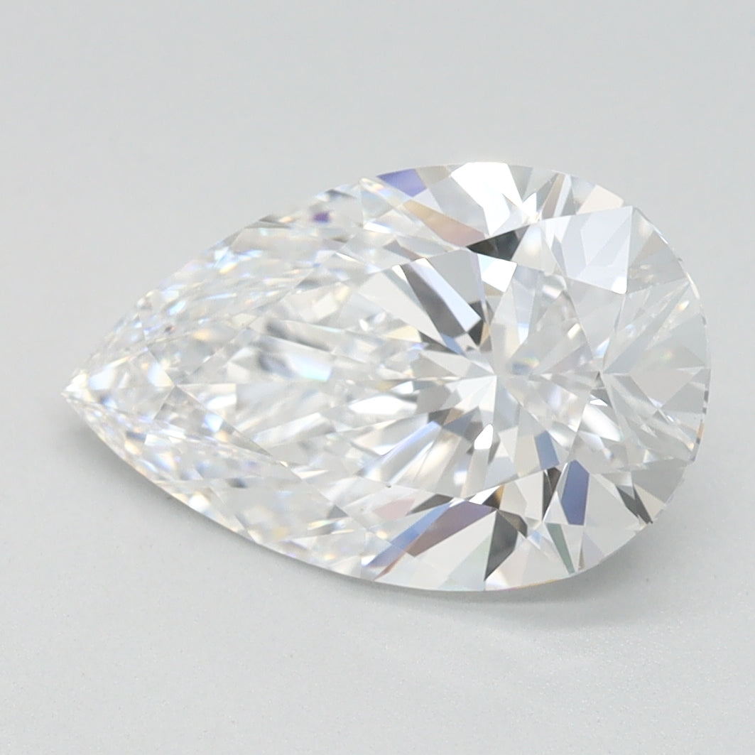 2.06ct Pear D VVS1 Lab Created Diamond