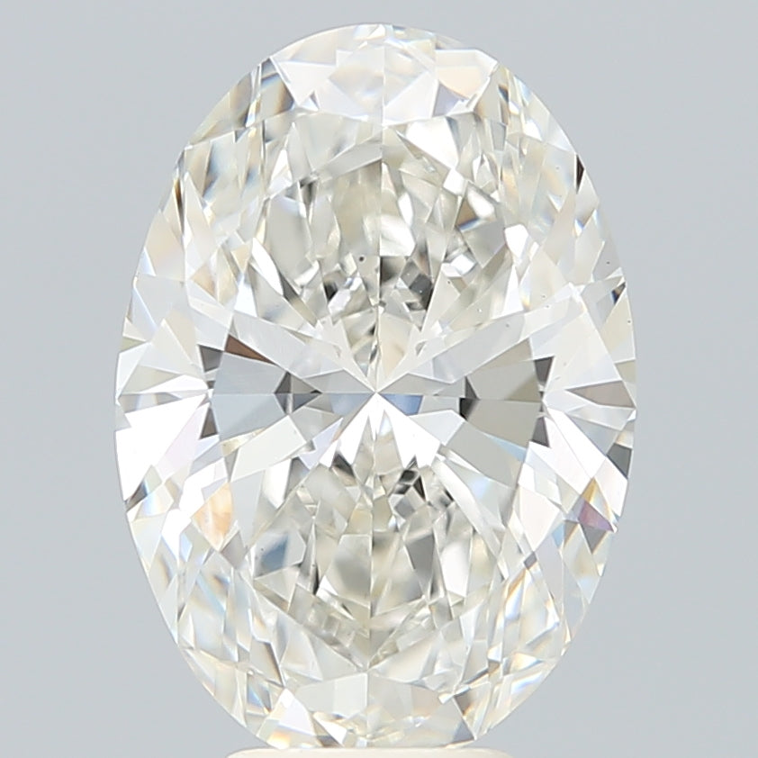 6.19ct Oval H VS1 Lab Created Diamond