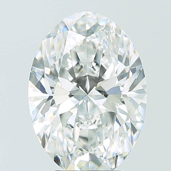 4.07ct Oval E VVS2 Lab Created Diamond