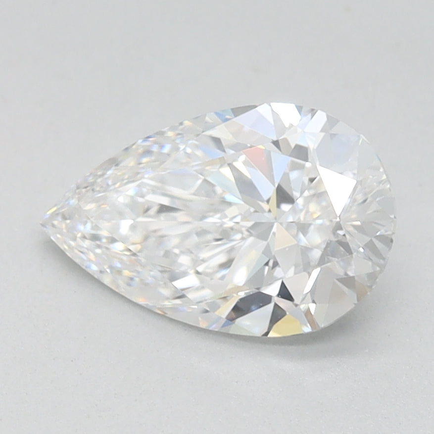 1.02ct Pear D IF Lab Created Diamond