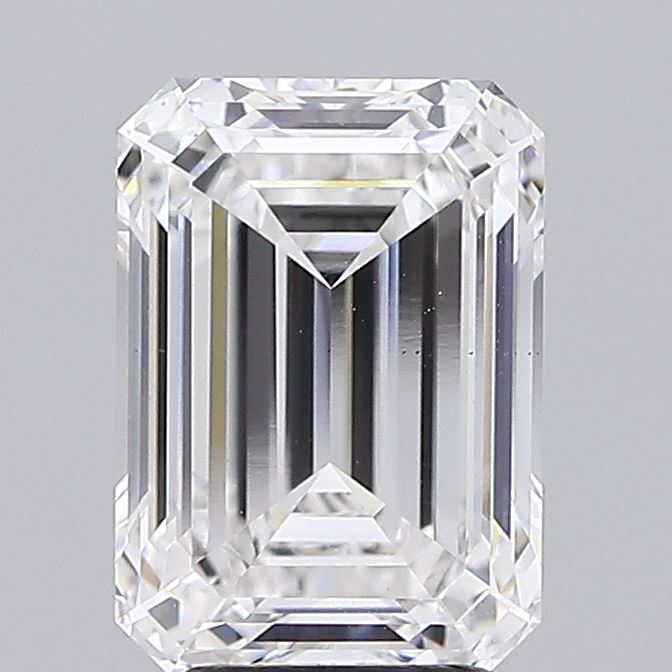4.07ct Emerald E VS2 Lab Created Diamond