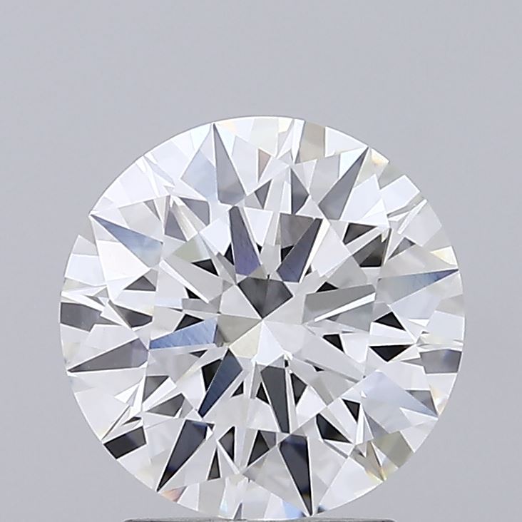 2.46ct Round F VVS2 Lab Created Diamond