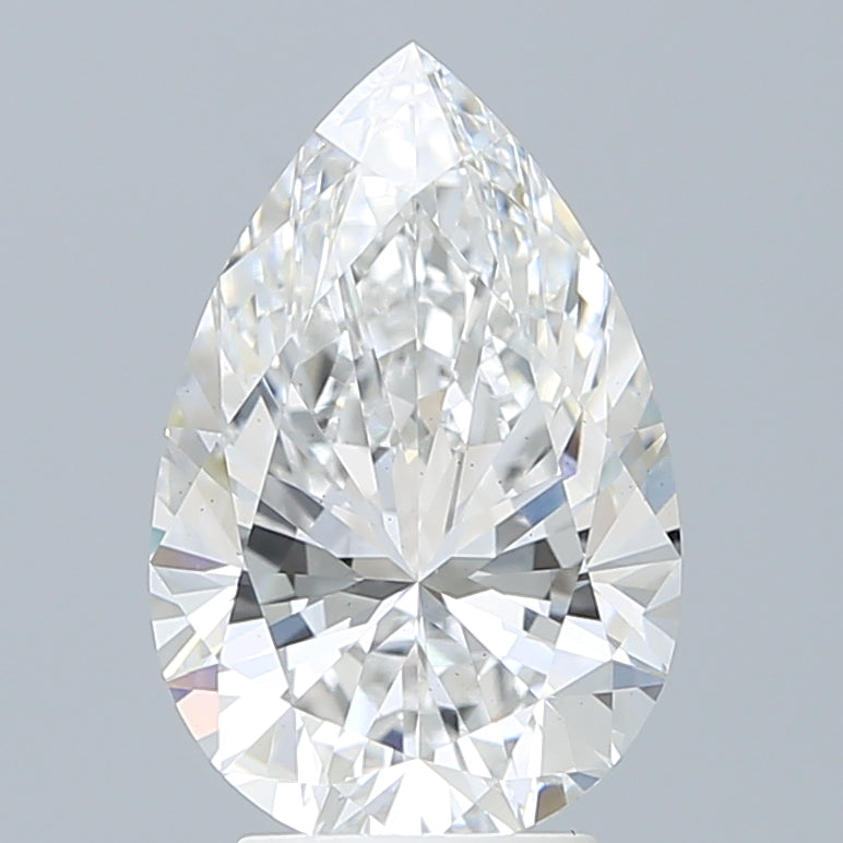 3.71ct Pear E VS1 Lab Created Diamond