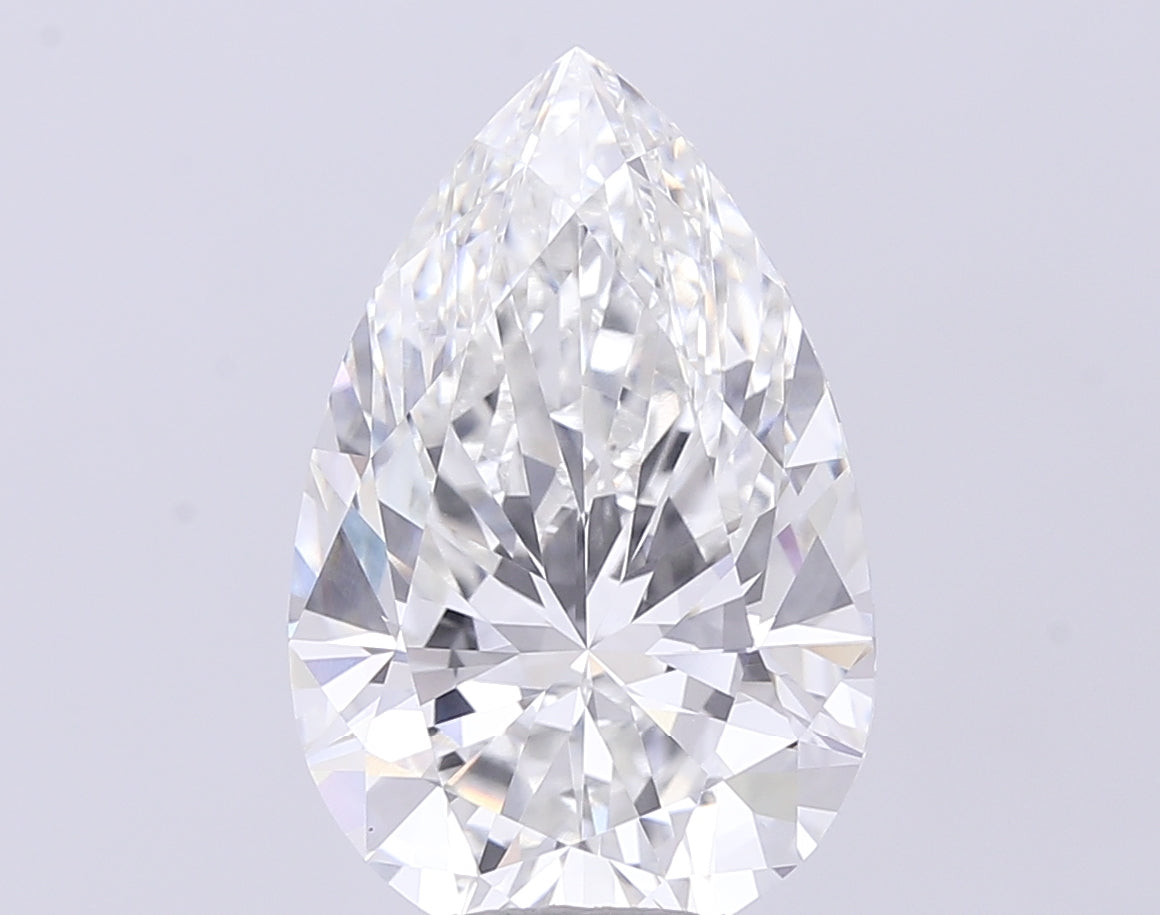 7.52ct Pear G VS1 Lab Created Diamond