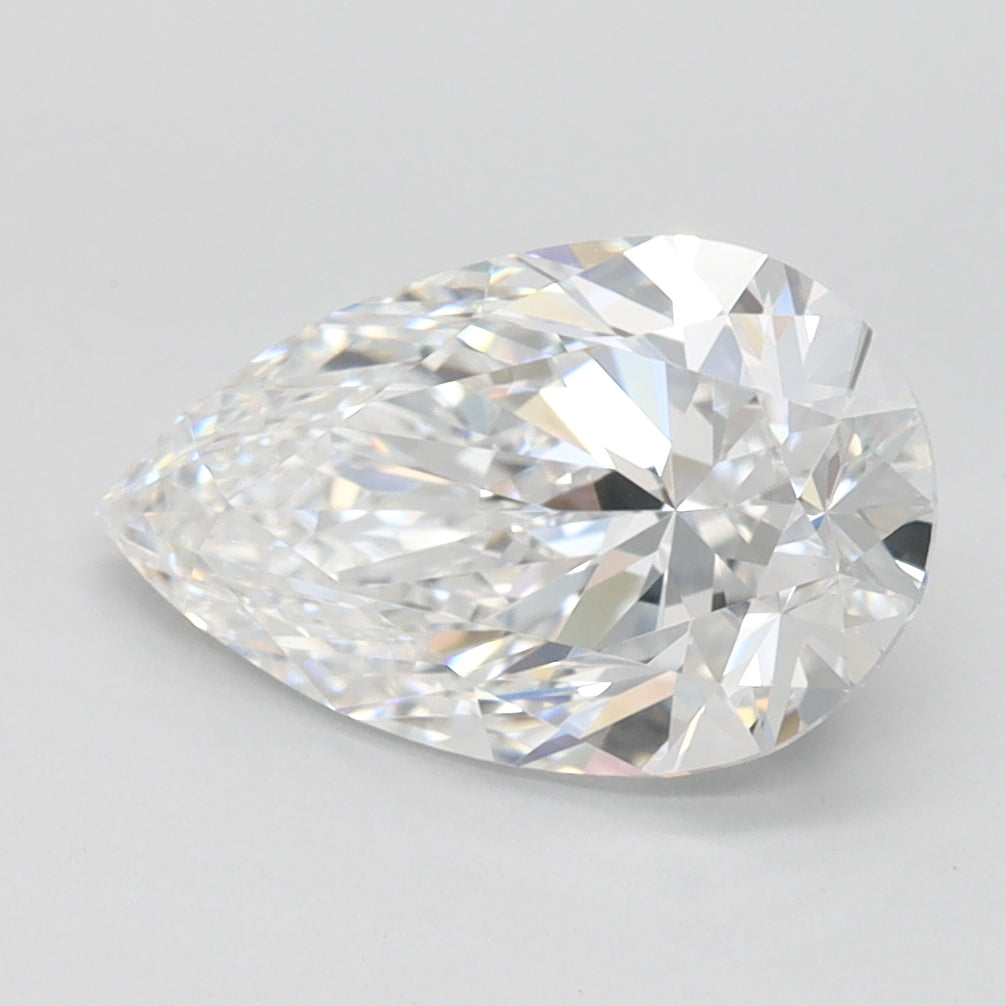1.68ct Pear D IF Lab Created Diamond