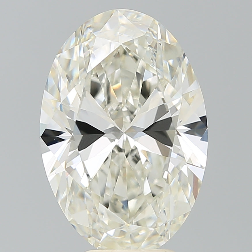 6.3ct Oval H VVS2 Lab Created Diamond
