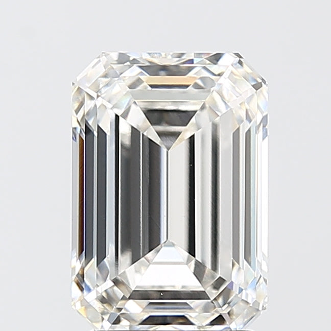 3.09ct Emerald F VVS2 Lab Created Diamond