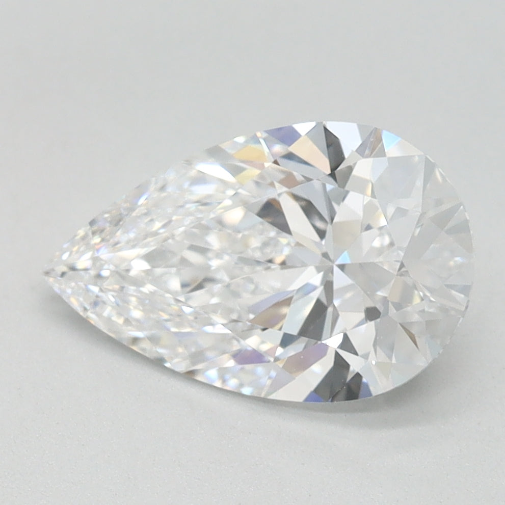 1.53ct Pear D IF Lab Created Diamond