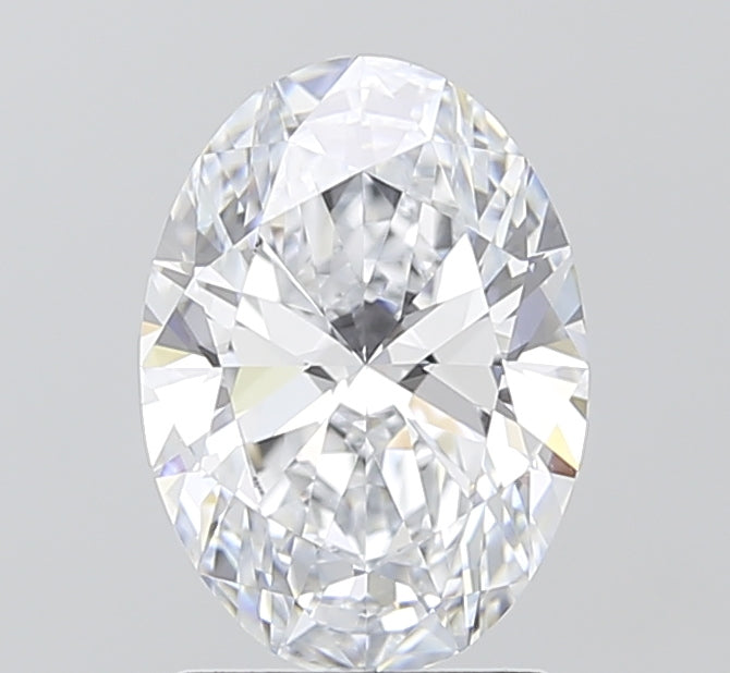 2ct Oval F VVS2 Lab Created Diamond