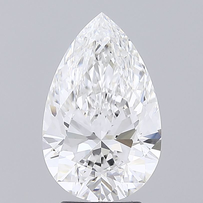 4ct Pear E VVS2 Lab Created Diamond