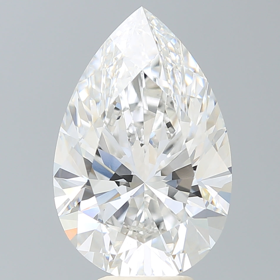 7.3ct Pear G VS1 Lab Created Diamond