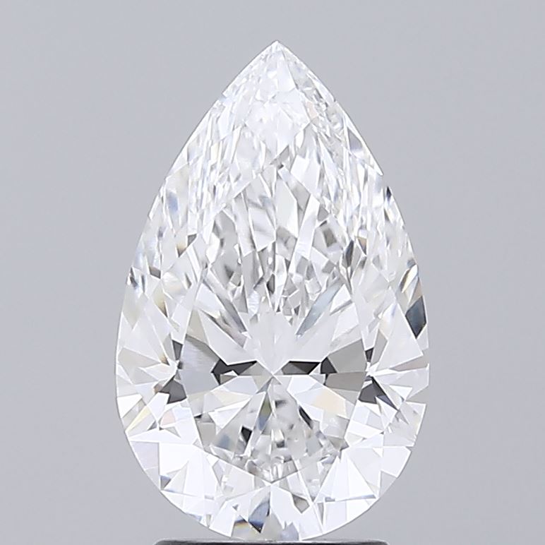 3.01ct Pear E VVS2 Lab Created Diamond