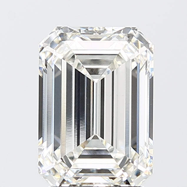 3.1ct Emerald F VVS2 Lab Created Diamond