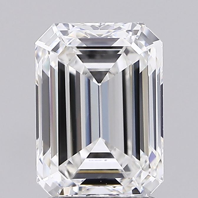 1.92ct Emerald E VS1 Lab Created Diamond