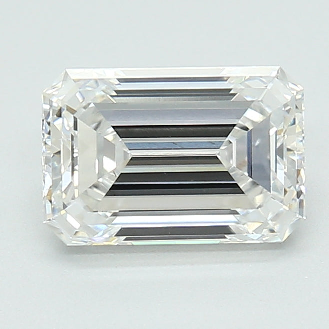 1.59ct Emerald E IF Lab Created Diamond