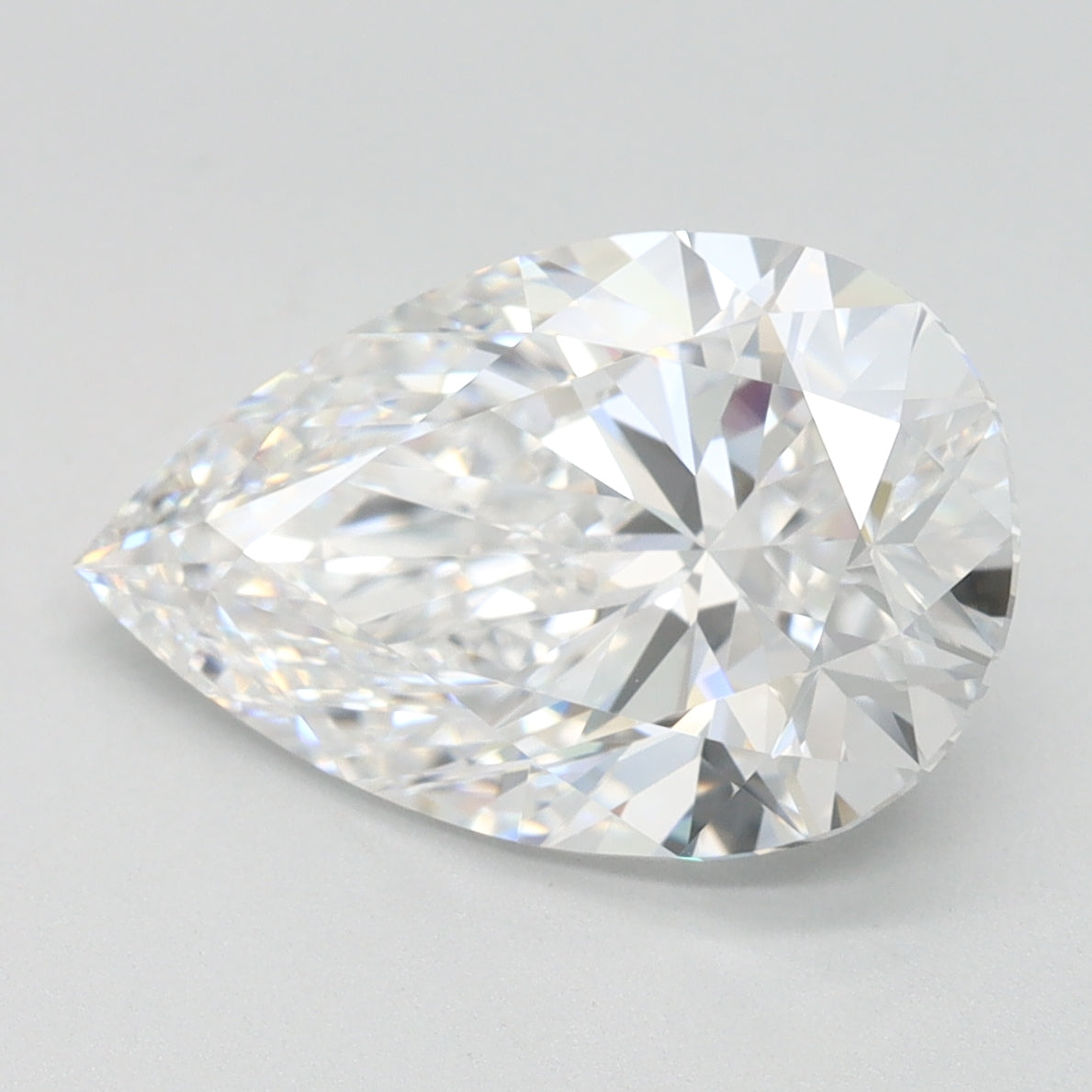 3.07ct Pear D VVS1 Lab Created Diamond