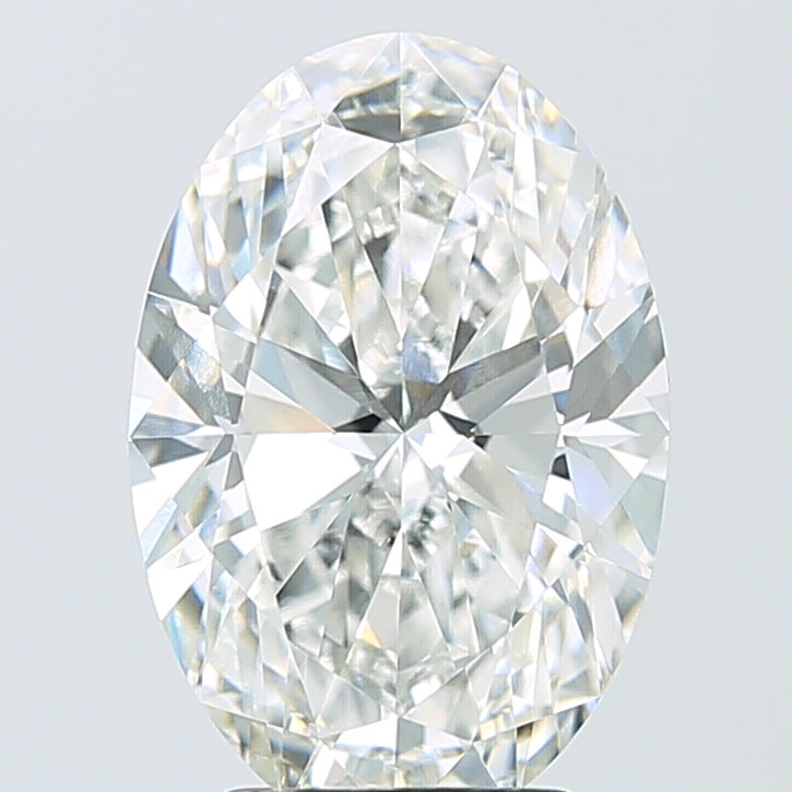 4.05ct Oval F VVS2 Lab Created Diamond