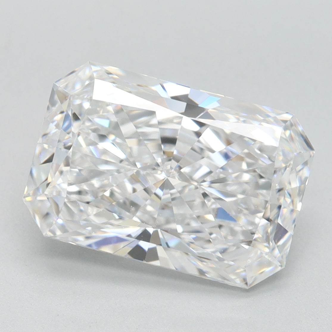 3.09ct Radiant D IF Lab Created Diamond