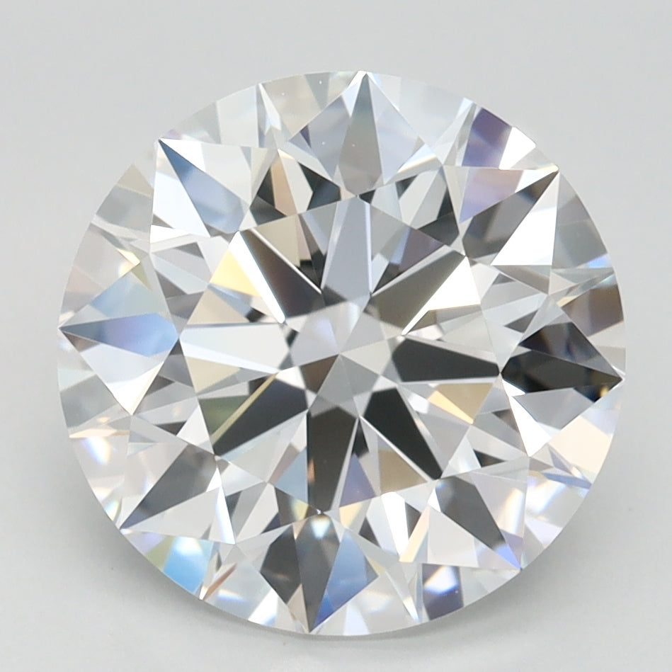 3.13ct Round D IF Lab Created Diamond