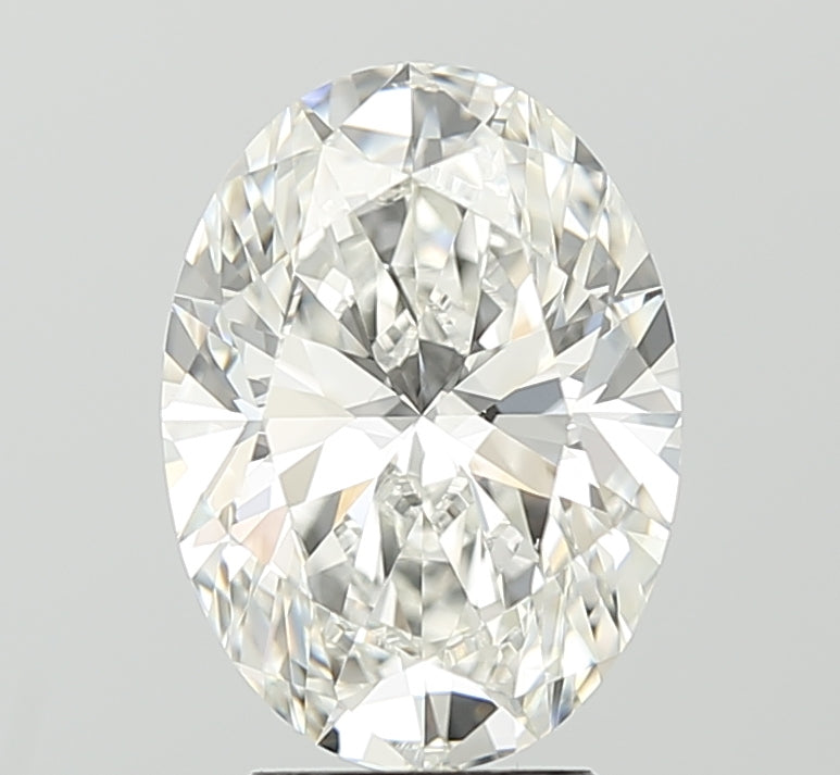 3.06ct Oval G VVS2 Lab Created Diamond