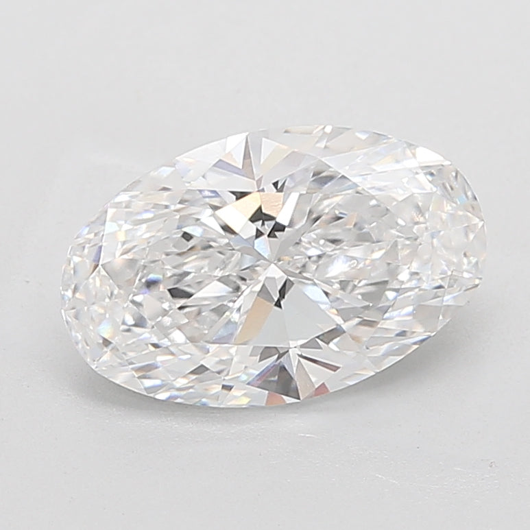3.8ct Oval D VVS1 Lab Created Diamond