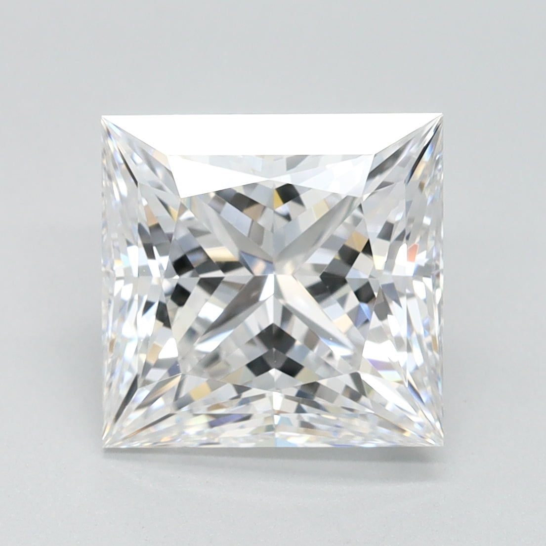 3.02ct Princess D VVS1 Lab Created Diamond