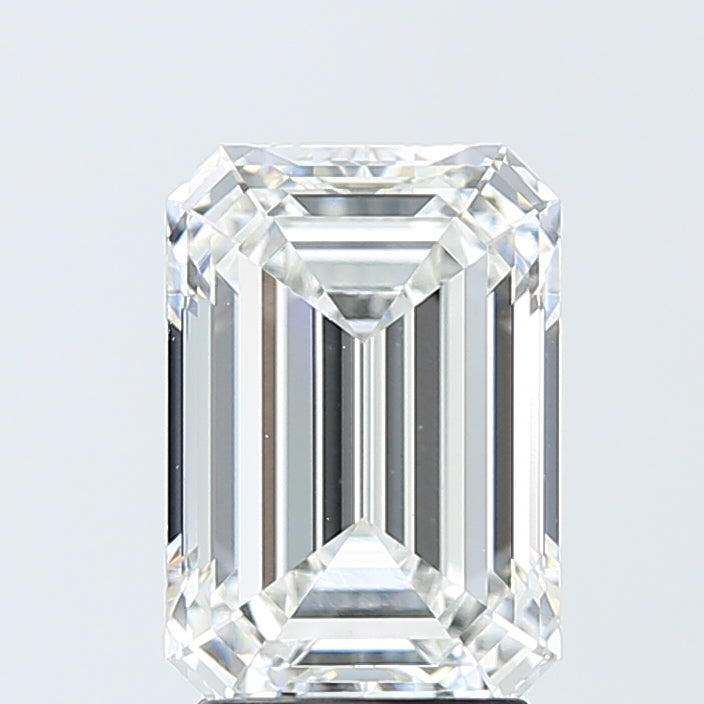 3.1ct Emerald F VVS2 Lab Created Diamond