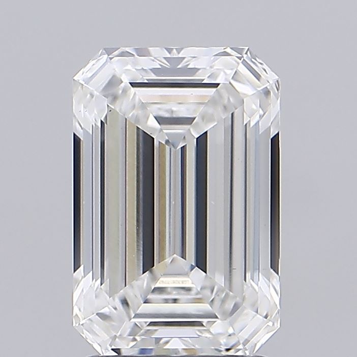 2.07ct Emerald F VS1 Lab Created Diamond