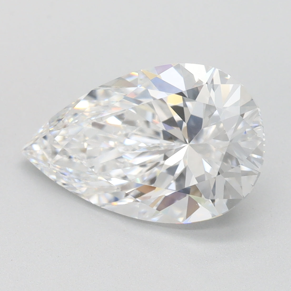 2.18ct Pear D IF Lab Created Diamond