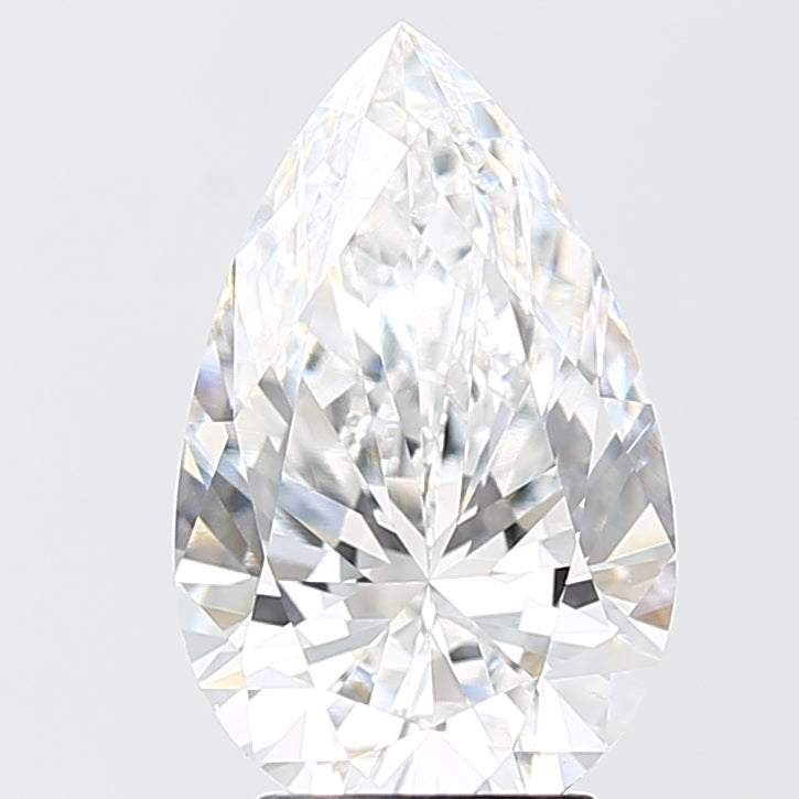 3.08ct Pear E VS1 Lab Created Diamond
