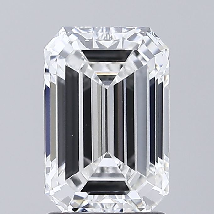 2.04ct Emerald F VVS2 Lab Created Diamond