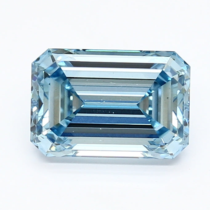 2.17ct Emerald   VS2 Lab Created Diamond