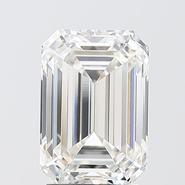 3.1ct Emerald F VVS2 Lab Created Diamond