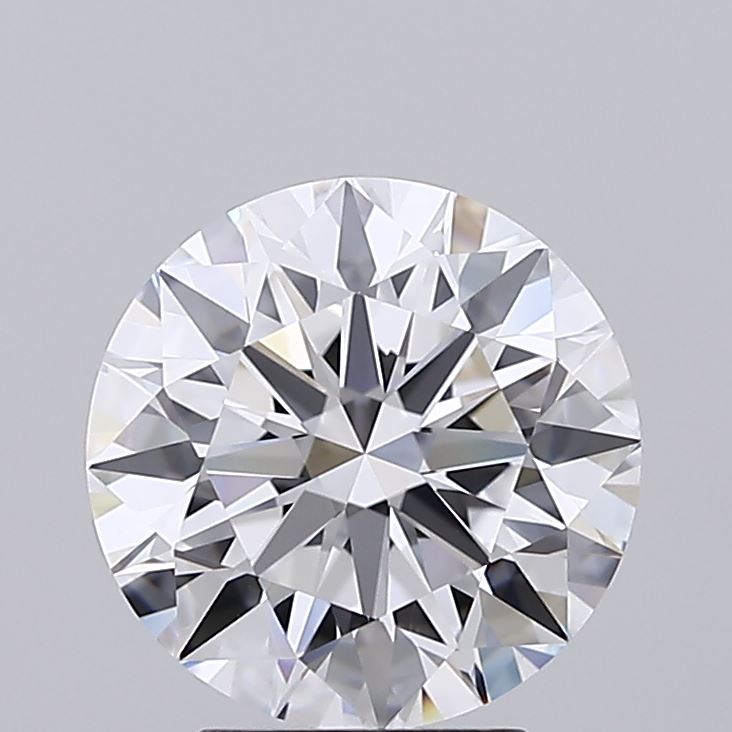 3.02ct Round D IF Lab Created Diamond