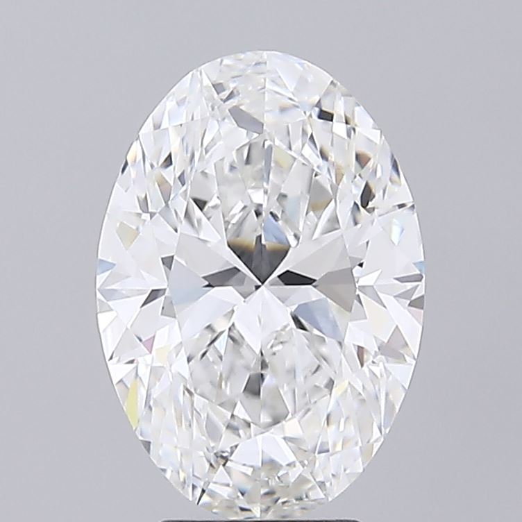 4.06ct Oval E VVS2 Lab Created Diamond