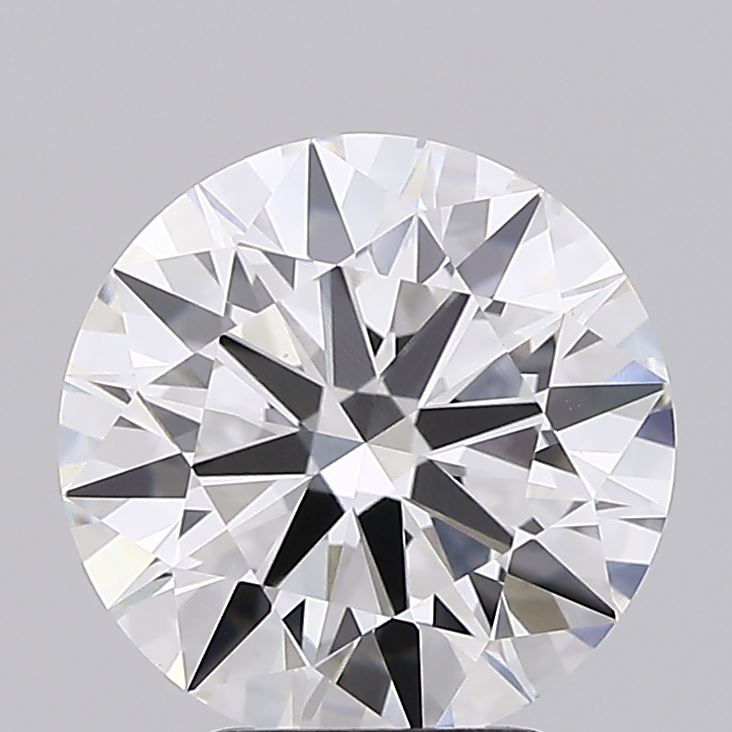 3.65ct Round F VVS2 Lab Created Diamond
