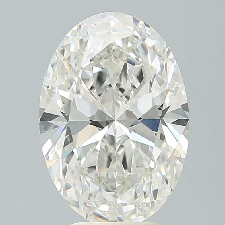 4.39ct Oval F VS1 Lab Created Diamond