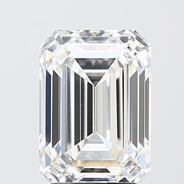 3.09ct Emerald D VVS2 Lab Created Diamond